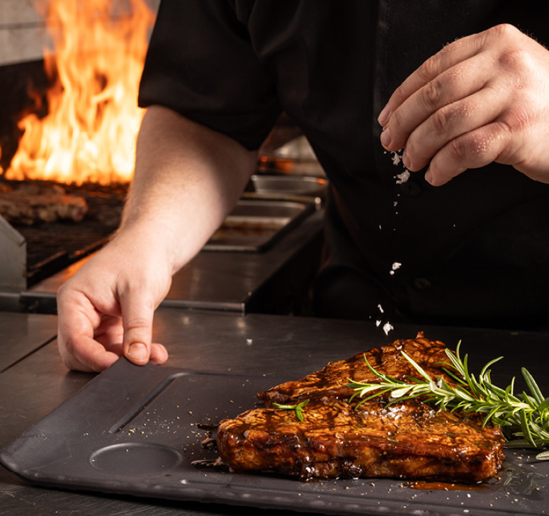 Corporate Gifting - Chef preparing steak